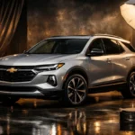 2026 Chevrolet Equinox parked outdoors showing bold grille and sleek taillamps