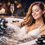 Modern adjustable Hot Tub Nozzle installed inside luxury spa system