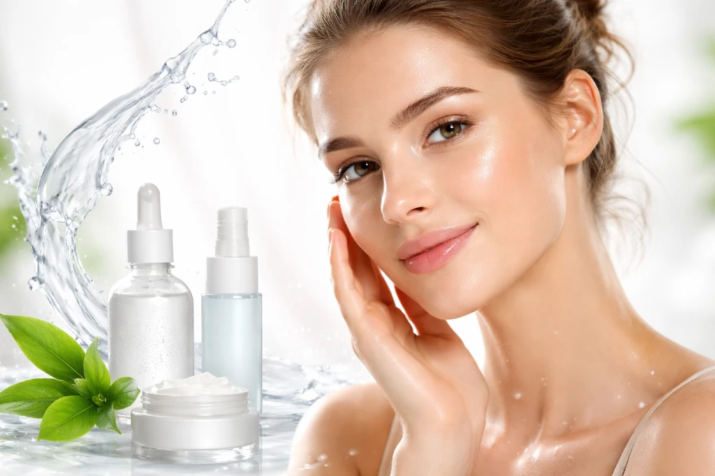 Hydra HD smooth dewy makeup look with radiant skin finish