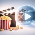 Movie Ruzel.com streaming platform interface showing trending movies online