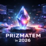 Prizmatem concept showing layered visuals and adaptive light-based interfaces in 2026