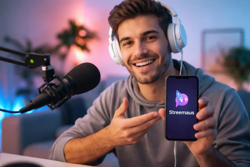 Streemaus zero-lag streaming platform for creators during a live broadcast