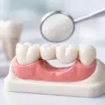 Cantilever Bridge Dental restoration replacing a missing tooth with single sided support