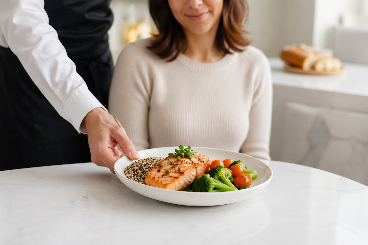 Gluten Free Restaurants serving safe meals in a modern dining setting
