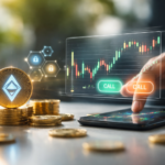 Logium decentralized crypto options trading dashboard concept with wallet based DeFi market analysis